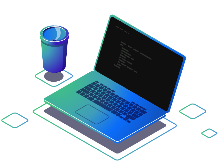 ilustração de um computador